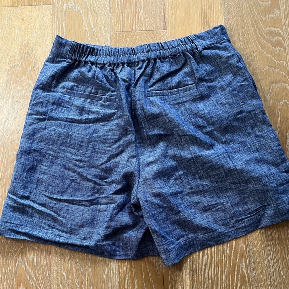Blue Chambray Shorts by Golf Used linen blend - Picture 6 of 8